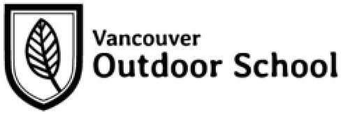 Black and white logo for Vancouver Outdoor School.